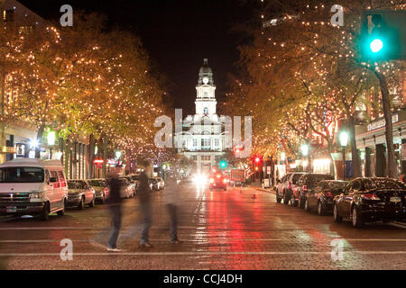 Dic 11, 2010 - Fort Worth, Texas, Stati Uniti - La Tarrant County Courthouse è visto dalla strada principale nel centro cittadino. (Credito Immagine: © Robert Hughes/ZUMAPRESS.com) Foto Stock