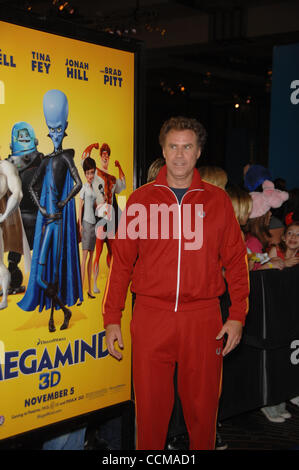 Ottobre 30, 2010 - Hollywood, California, Stati Uniti - Will Ferrell durante la premiere del nuovo film da Dreamworks Animation MEGAMIND, tenutasi al Grauman's Chinese Theater, il 30 ottobre 2010 a Los Angeles. 2010.K66683MGE(Immagine di credito: Â© Michael Germana Globo/foto/ZUMApress.com) Foto Stock