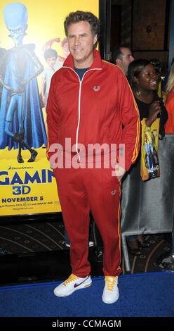 Oct 30, 2010 - Los Angeles, California, Stati Uniti d'America - Attore Will Ferrell al 'Megamind' Los Angeles Premiere tenutosi presso il Teatro Cinese di Mann, Hollywood. (Credito Immagine: © Jeff Frank/ZUMApress.com) Foto Stock