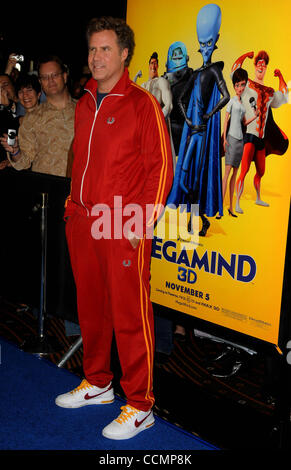 Ottobre 29, 2010 - Los Angeles, California, Stati Uniti - Will Ferrell frequentando il Los Angeles Premiere di ''MEGAMIND'' tenuto presso il Grauman's Chinese Theatre in Hollywood, la California il Ottobre 30,2010. 2010.K66682lunga(Immagine di credito: Â© D. lunga/Globe foto/ZUMApress.com) Foto Stock