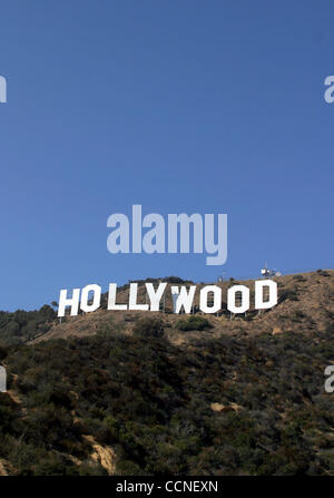 Oct 03, 2004; Los Angeles, CA, Stati Uniti d'America; la famigerata Hollywood Sign. Foto Stock