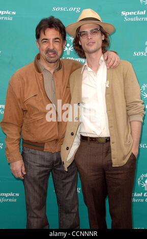 Special Olympics Southern California inaugurale di celebrità torneo di bocce 2009 a Culver Studios di Culver City, CA 03-29-2009 Foto di Scott Kirkland-Globe Foto @ 2009....JOE MANTEGNA e Matthew Gray Gubler.K61454SK (credito Immagine: © Scott Kirkland/Globe foto/ZUMAPRESS.com) Foto Stock