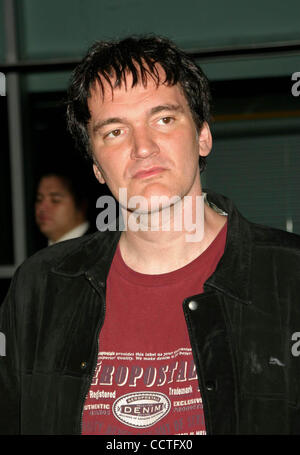 Agosto 17, 2004 - Hollywood, California, Stati Uniti - K38721EG.HERO LOS ANGELES PREMIERE AL ARCLIGHT, Hollywood, California .08/17/2004 . /E.G.I./ 2004.Quentin Tarantino.(Immagine di credito: Â© Ed Geller/Globe foto/ZUMAPRESS.com) Foto Stock