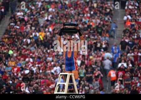 Mar 28, 2010 - Phoenix, Arizona, Stati Uniti d'America - JACK PAVONEGGIA durante la WWE Wrestlemania 26. (Credito Immagine: Â© Matt Roberts/ZUMA Press) Foto Stock