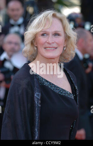 L'attrice Glenn Close assiste il 'Tamara Drewe' Premiere detenute presso il Palais des Festivals. Foto Stock