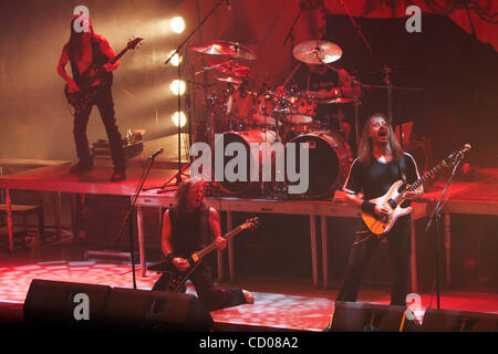 Il tedesco heavy metal band Gamma Ray live a Mosca Foto Stock
