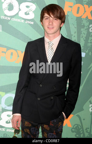 3 agosto 2008 - Hollywood, California, Stati Uniti - Ho13426CHW.''Teen Choice 2008" presentato da FOX .GIBSON anfiteatro, UNIVERSAL Hollywood, CA .08/03/08.Drake Bell (credito Immagine: Â© Clinton Wallace/Globe foto/ZUMAPRESS.com) Foto Stock