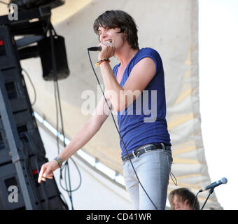 Jul 14, 2008 - Charlotte, North Carolina, Stati Uniti d'America - Musicisti l'Accademia si esibisce dal vivo come parte del 2008 Vans warped tour che ha avuto luogo presso l'Anfiteatro Verizon Wireless si trova a Charlotte. Copyright 2008 Jason Moore. Credito: Jason Moore Foto Stock