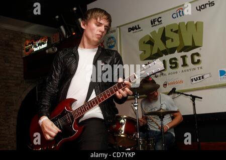 Mar 12, 2008 - Austin, Texas, Stati Uniti d'America - linguette a Maggie Maes eseguendo in Austin in Texas, il 12 marzo 2008 durante SXSW 2008. (Credito Immagine: Â© Aviv piccole/ZUMA Press) Foto Stock