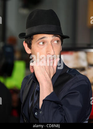 Giugno 03, 2010 - Hollywood, California, Stati Uniti - Giu 3, 2010 - Hollywood, California, Stati Uniti d'America - Attore Adrien Brody arrivando a 'L'UN-Team' Los Angeles Premiere detenute a Grauman's Chinese Theater. (Credito Immagine: © Lisa O'Connor/ZUMApress.com) Foto Stock