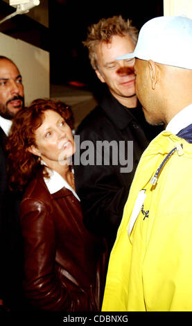 SUSAN SARANDON, TIM ROBBINS E RUSSELL SIMMONS.K30508AR.''HIP HOP SUMMIT ACTION NETWORK''.LE MADRI PER IL NEW YORK scomparso annunciare oggi, .'' il conto alla rovescia per equità" Giugno 4, 2003 termine per l abrogazione della Rockefeller le leggi sulla droga. .Tenutosi PRESSO IL GRAND HYATT HOTEL DI NEW YORK New York.5/8/2003. / Foto Stock