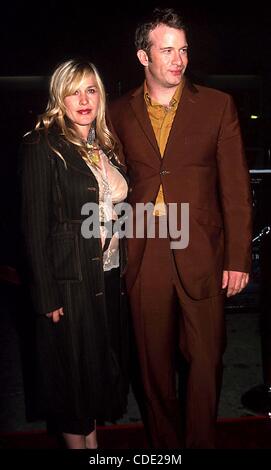 Il 1 gennaio, 2011 - Hollywood, California, Stati Uniti - Mi7498PR.DREAMCATCHER PREMIERE PRESSO IL VILLAGGIO Theatre, CA.03/19/2003. / / 2003.PATRICIA ARQUETTE E THOMAS JANE(Immagine di credito: Â© Phil Roach/Globe foto/ZUMAPRESS.com) Foto Stock