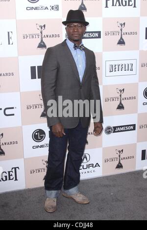 Feb 26, 2011 - Los Angeles, California, Stati Uniti d'America - Attore TAYE DIGGS alla XXVI edizione Film spirito indipendente Awards tenutosi sulla spiaggia di Santa Monica. (Credito Immagine: © Jeff Frank/ZUMAPRESS.com) Foto Stock