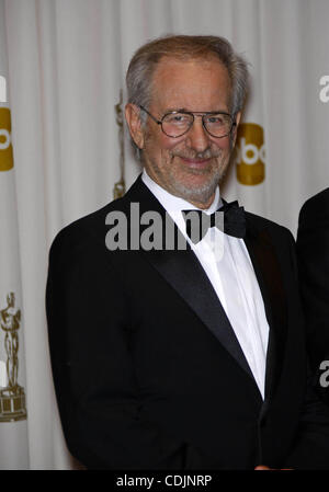 Febbraio 28, 2011 - Hollywood, California, Stati Uniti - STEVEN SPIELBERG.ottantatreesimo annuale di Academy Awards - Gli Oscar.Kodak Theatre.Hollywood, ca.27 marzo 2011. K67081RHARV.(Immagine di credito: © Roger Harvey/Globe foto/ZUMAPRESS.com) Foto Stock