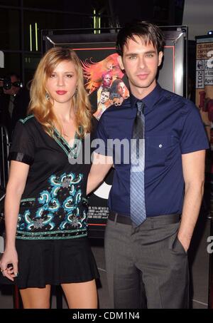 Mar 29, 2011 - Los Angeles, California, Stati Uniti - Heather settimane, Scott Mechlowicz frequentando il Los Angeles Premiere di ''Cat Run" tenutosi presso il Teatro Arclight in Hollywood, la California il 3/29/11. 2011(Immagine di credito: Â© D. lunga/Globe foto/ZUMAPRESS.com) Foto Stock