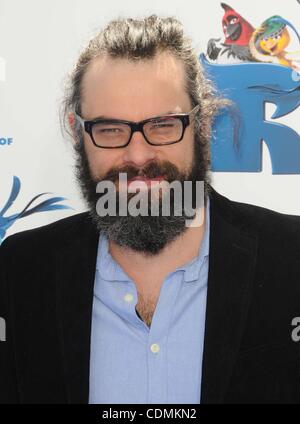 Apr. 10, 2011 - Los Angeles, California, Stati Uniti - Jemaine Clement frequentando il Los Angeles Premiere di ''RIO "" tenutasi presso il Grauman's Chinese Theatre in Hollywood, la California il 4/10/11. 2011(Immagine di credito: © D. lunga/Globe foto/ZUMAPRESS.com) Foto Stock