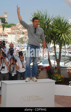 Attore Antonio Banderas assiste 'pelle io vivo nell' Photocall durante la 64a Cannes Film... Foto Stock