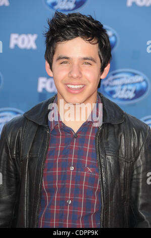 25 maggio 2011 - Los Angeles, California, Stati Uniti - David Archuleta frequentando il 2011 American Idol arrivi finale svoltasi presso il Nokia Theatre di Los Angeles, la California il 5/25/11. 2011.(Immagine di credito: © D. lunga/Globe foto/ZUMAPRESS.com) Foto Stock