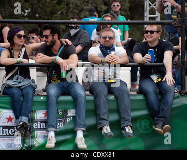 I partecipanti di divertimento divertimento fest di Austin, TX Foto Stock