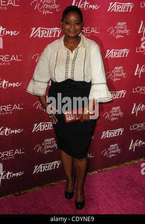 Sett. 22, 2011 - Los Angeles, California, Stati Uniti - Octavia Spencer frequentando la terza varietà annuale del potere delle donne un pranzo presso il Beverly Wilshire Four Seasons Hotel di Beverly Hills, la California il 9/23/11. 2011(Immagine di credito: Â© D. lunga/Globe foto/ZUMAPRESS.com) Foto Stock