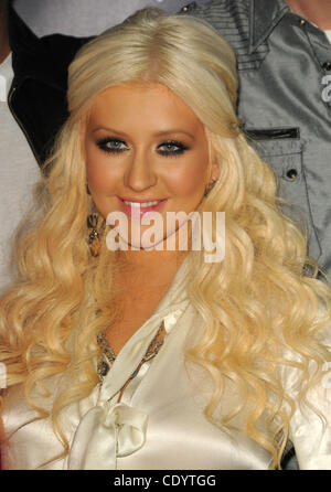 28 ottobre 2011 - Los Angeles, California, Stati Uniti - Christina Aguilera frequentando ''la voce " Premere giuncata presso Sony Pictures Studios di Culver City, California il 10/28/11. 2011(Immagine di credito: Â© D. lunga/Globe foto/ZUMAPRESS.com) Foto Stock