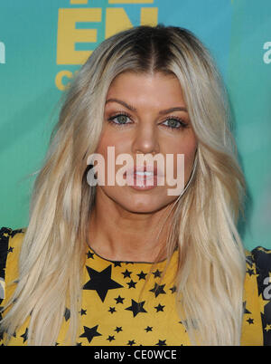 Il 7 agosto 2011 - Los Angeles, California, Stati Uniti - FERGIE arriva per il Teen Choice Awards 2011 presso la Gibson anfiteatro. (Credito Immagine: © Lisa O'Connor/ZUMAPRESS.com) Foto Stock