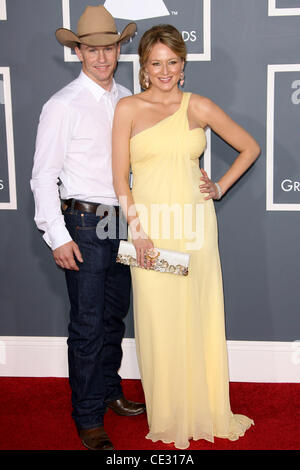 Ty Murray e gioiello della 53Annual Grammy Awards alla Staples Center - tappeto rosso arrivi a Los Angeles, California - 13.02.11 Foto Stock