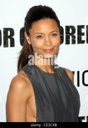 Thandie Newton NYC movie premiere di 'Per ragazze colorato" al Teatro Ziegfeld - Arrivi New York City, Stati Uniti d'America - 25.10.10 Foto Stock