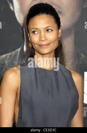 Thandie Newton NYC movie premiere di 'Per ragazze colorato" al Teatro Ziegfeld - Arrivi New York City, Stati Uniti d'America - 25.10.10 Foto Stock