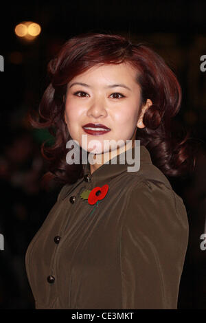 Katie Leung prima mondiale di "Harry Potter ed il Deathly Hallows Parte 1" tenutasi presso l' Odeon Leicester Square - arrivi a Londra, Inghilterra - 11.11.10 Foto Stock