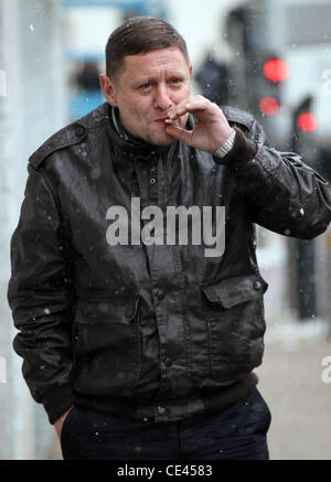 Shaun Ryder al di fuori della ITV Studios di Londra - Inghilterra - 17.12.10 Foto Stock