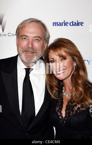 James Keach e moglie Jane Seymour Weinstein Company Golden Globe Awards After Party - Gli arrivi di Los Angeles, California - 16.01.11 Foto Stock