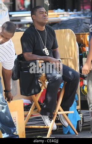 Tracy Morgan riprese in posizione per lo show televisivo "Roccia 30' di New York City, Stati Uniti d'America - 27.08.10 Foto Stock