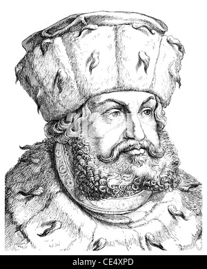 Federico III o Federico il Saggio, 1463 - 1525, Elettore di Sassonia, Germania Foto Stock