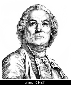 Christoph Willibald Ritter von Gluck, 1714 - 1787, un compositore tedesco del pre-classic, importante opera composer Foto Stock