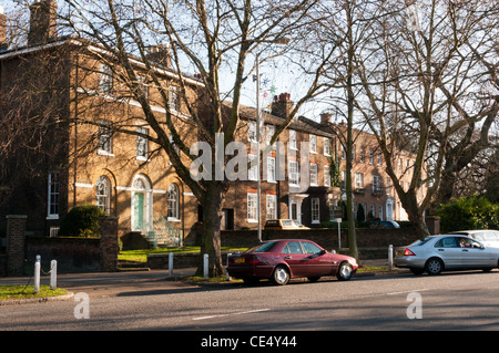 Grandi case private nel villaggio di Dulwich, a sud di Londra. Foto Stock