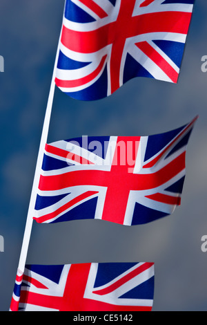 "Patriottica Union Jack' Bunting Foto Stock