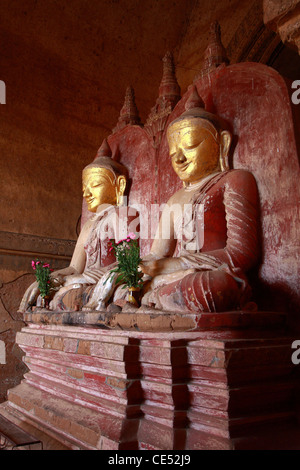 Immagine del buddha, Dhammayangyi tempio Foto Stock