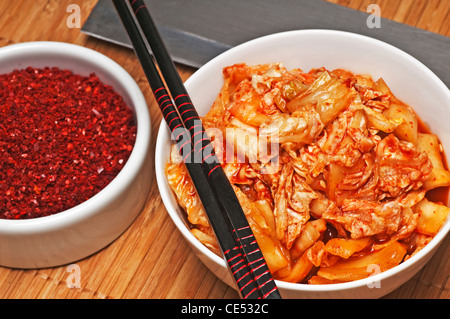 Kimchi deli di Corea con spice Foto Stock