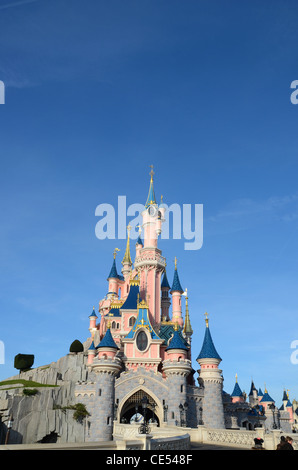 All interno del parco di Disneyland nei pressi di Parigi, Francia. Foto Stock