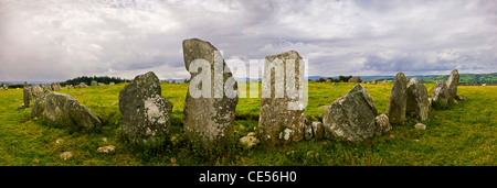 Beltany Stone Circle, Donegal, Irlanda Foto Stock