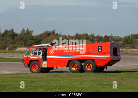 Aeroporto motore Fire Foto Stock