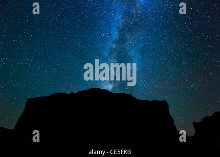 Cielo notturno, stelle e Galaxy Foto Stock