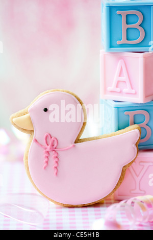 Baby shower cookie Foto Stock