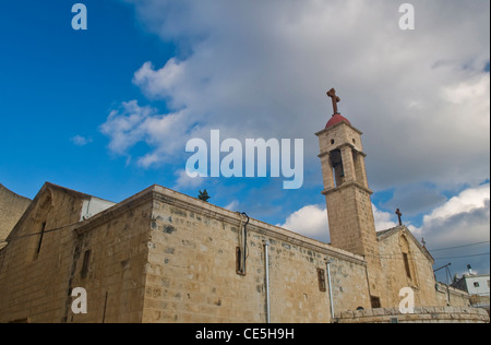 La greco-ortodossa Basilica dell'Annunciazione a Nazaret Israele Foto Stock