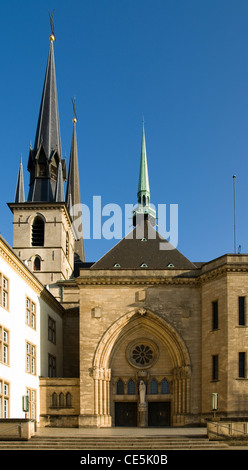 La cattedrale di Notre Dame, Lussemburgo Foto Stock