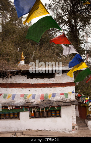 India, Arunachal Pradesh, Tawang, Thongmen Gompa, remoto e poco visitato monastero buddista Foto Stock