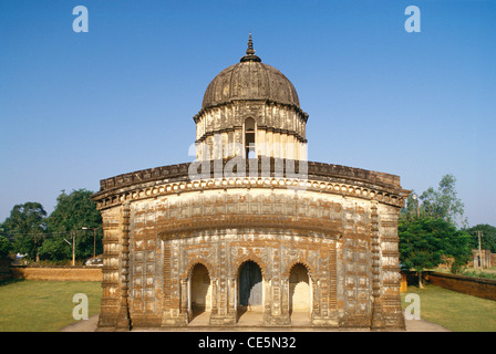 Radha Shyam mandir tempio di terracotta Bishnupur West Bengal India Foto Stock