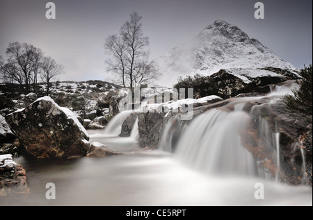 Buchaille Etive Mor in inverno Foto Stock