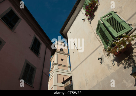 Castelnuovo Magra villaggio. Liguria. Italia Foto Stock